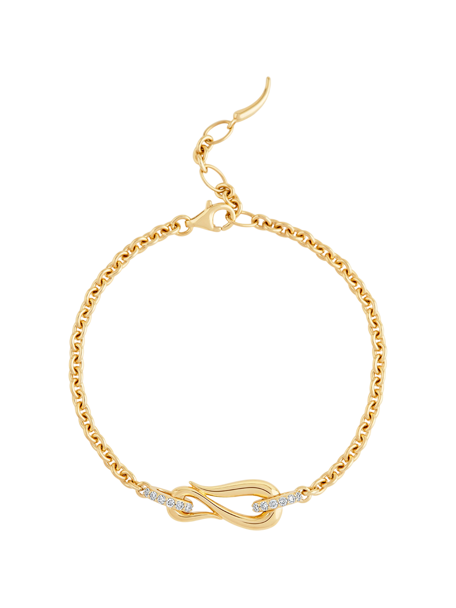 Toro lasso lab-created diamond bracelet